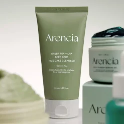 Green Tea + LHA Deep Pore Rice Cake Cleanser