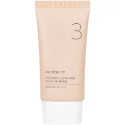 No.3 Porcelain Base-skip Tone Up Beige SPF50+