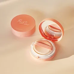 Peach Cover Velvet Cushion